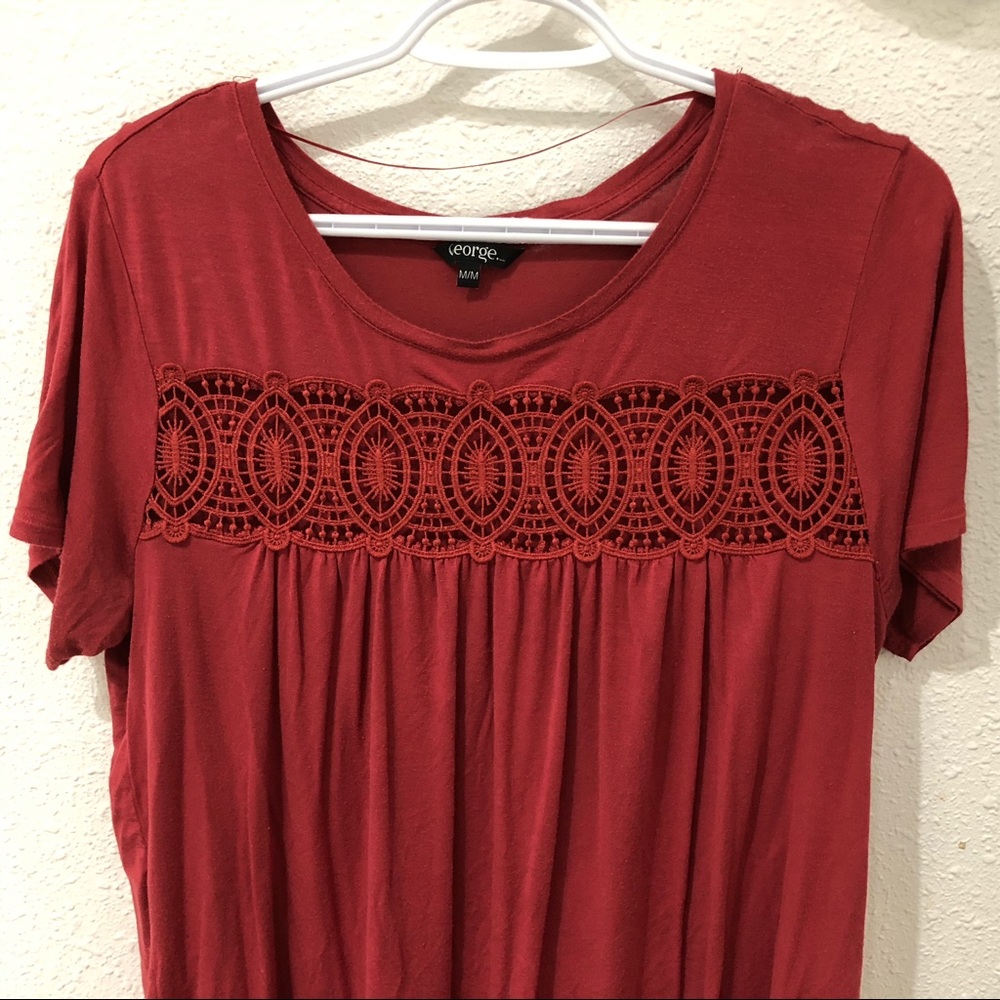 Tunic with Pretty Crocheted Detail